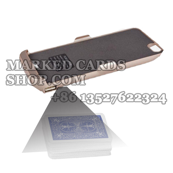 Scanner de poker de codes-barres pour iPhone Power Bank pour deux cartes <tc>jeu</tc>