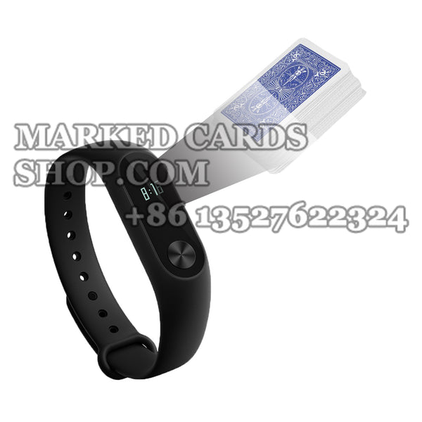 Caméra à balayage de bracelet de poker à la mode pour tricher des cartes au Texas Holdem
