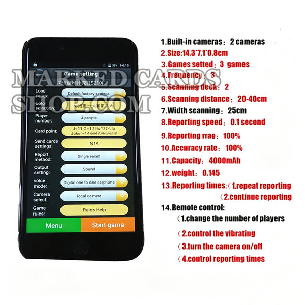 Système de triche d'analyseur de poker CVK 600 - Dernier analyseur de poker sur le marché