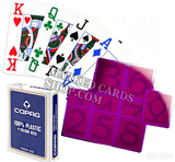 Copag 4 couleurs Poker taille <tc>jeu de cartes marqué</tc> pour tricher