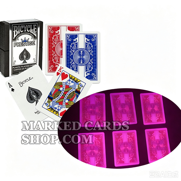 <tc>Bicycle</tc> <tc>cartes de poker marquées</tc> avec des lentilles de contact à encre invisible