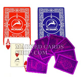 Modiano 54 Cartes marquées pour tricherie au Blackjack avec encre IR