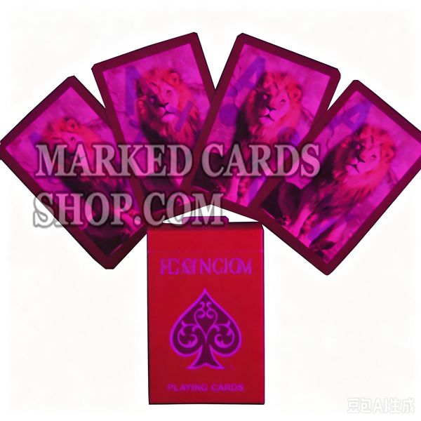 Cartes de poker en plastique bonus avec marquage à l'encre invisible