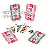 Cartes de poker pour lentilles de contact WSOP marquées à l'encre invisible
