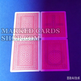 Cartes de marquage d'aviateur invisibles avec index Jumbo/Standard 52 cartes
