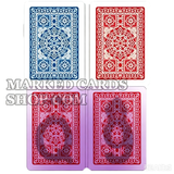 Modiano No.98 <tc>cartes de poker marquées</tc> avec indice de taille poker à 4 pips