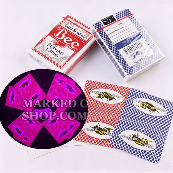 Casino Bumble Bee <tc>cartes de poker</tc> Triche avec des lentilles de contact à cartes marquées