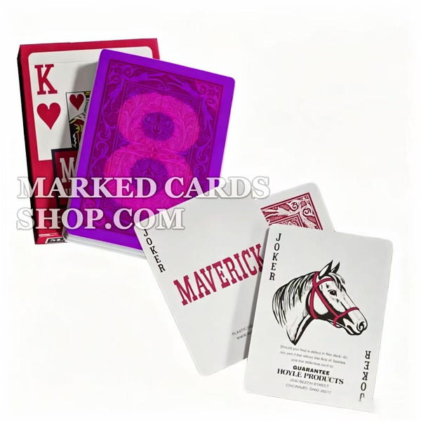 Maverick Marked Cards Poker pour lentilles de contact infrarouges
