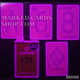 COPAG 139 Cartes Rouges et Bleues avec Marquage Invisible pour Objectifs