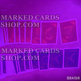 Cartes de marquage d'aviateur invisibles avec index Jumbo/Standard 52 cartes