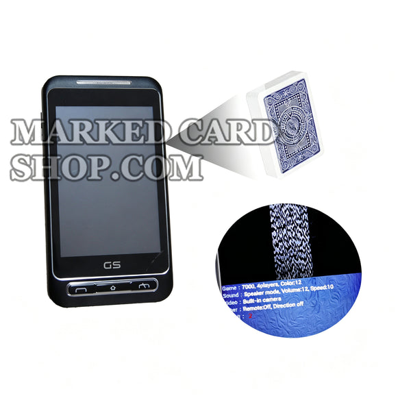Dispositif système GS Poker Scanner - Analyseur de poker/Caméra de numérisation/code à barres <tc>jeu de cartes marqué</tc>