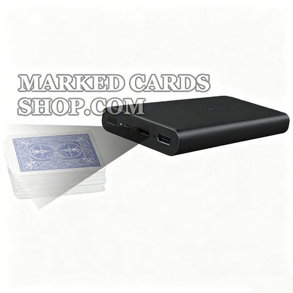Objectif HD de mise au point de caméra de poker Power Bank pour cartes marquées dynamiques