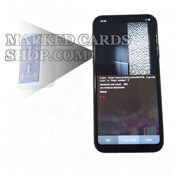 Caméra de cartes marquées iPhone pour analyseur de main de gagnant de poker