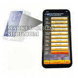 Caméra de cartes marquées iPhone pour analyseur de main de gagnant de poker
