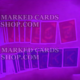 Cartes de marquage d'aviateur invisibles avec index Jumbo/Standard 52 cartes