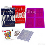 Cartes de marquage d'aviateur invisibles avec index Jumbo/Standard 52 cartes