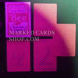 Bee <tc>jeu de cartes marqué</tc> à vendre avec des lentilles de contact avec lecteur de cartes marquées