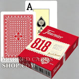 Fournier 818 <tc>cartes de poker marquées</tc> Cartes papier plastifiées