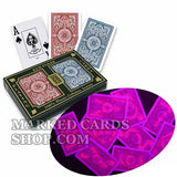 Cartes marquées Poker KEM Arrow <tc>cartes de poker</tc> Index régulier de taille de pont