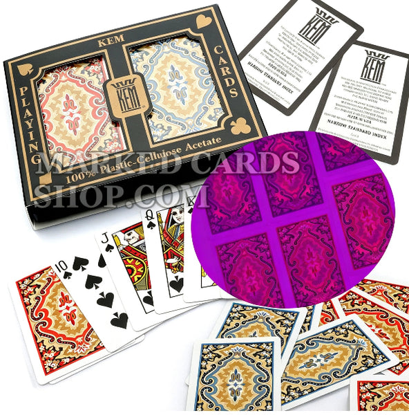 Cartes Invisibles Marquage KEM Paisley 2 <tc>jeux</tc> Narrow Regular