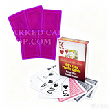 Lion Plastic <tc>cartes de poker</tc> pour lentilles de contact à cartes marquées