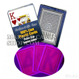 Lion Plastic <tc>cartes de poker</tc> pour lentilles de contact à cartes marquées