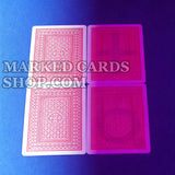 Cartes de marquage d'aviateur invisibles avec index Jumbo/Standard 52 cartes