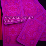 Cartes de poker marquées Modiano Cristallo avec encre lumineuse