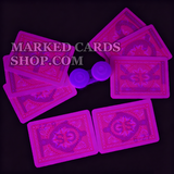 Cartes de poker marquées Modiano Cristallo avec encre lumineuse