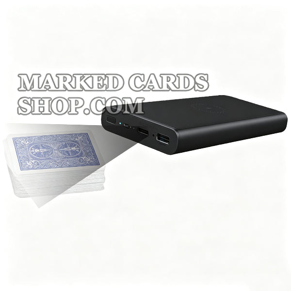 Objectif HD de mise au point de caméra de poker Power Bank pour cartes marquées dynamiques