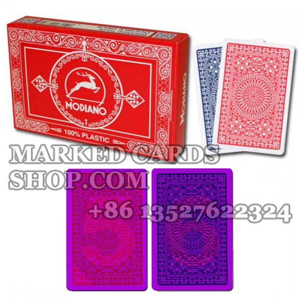 Modiano Club Bridge Poker Cartes de poker à index régulier