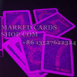 Infrared cheating marked cards Modiano Texas Holdem poker
