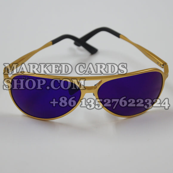 Luminous marked cads sunglasses to see x-ray marks