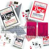 Jumbo Bee marked cards poker size casino cards