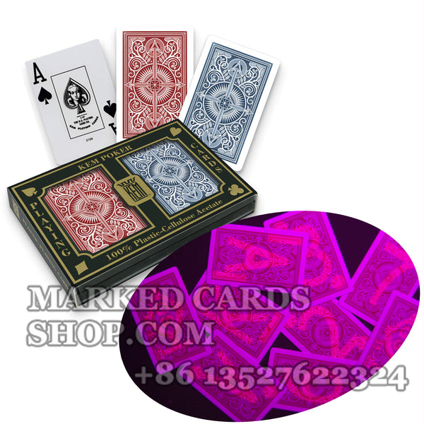 Cartes marquées Poker KEM Flèche <tc>jeux de cartes</tc>  Taille du pont Index régulier