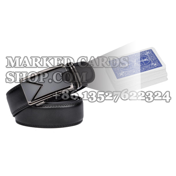 Leather Belt poker deck scanner
