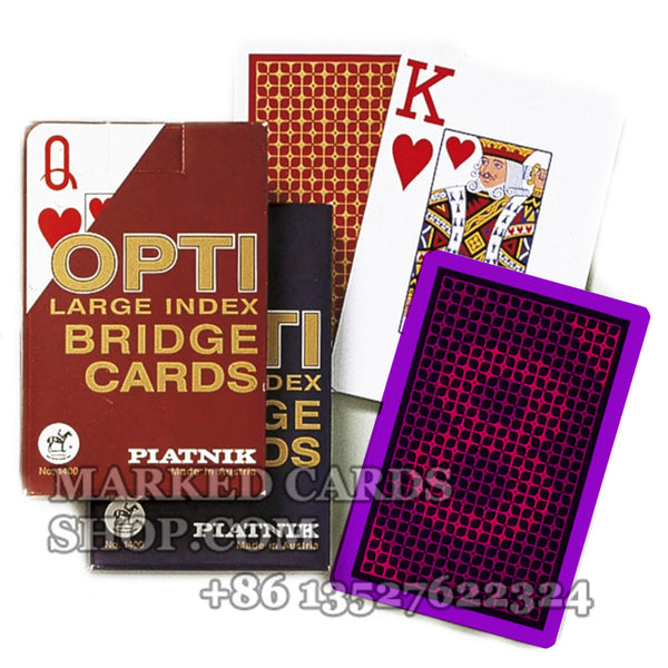 Piatnik <tc>cartes de poker</tc>  Opti Poker Marquage Invisible pour Triche aux Cartes