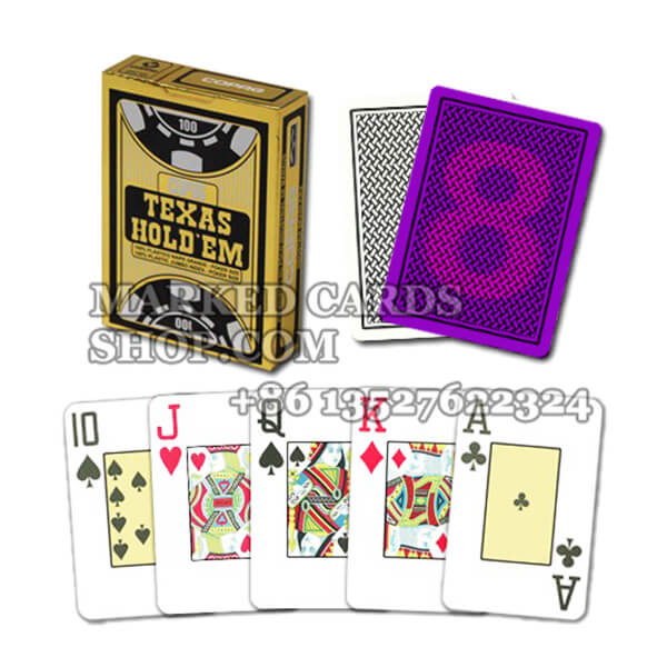 Copag Texas Meilleures cartes en plastique marquées pour tricher au casino